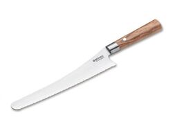 Böker Manufaktur Solingen 130433DAM coltello da pane damasco 23,5 cm marrone - KNIFESTOCK