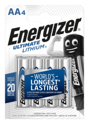 Energizer lithium batteries Ultimate Lithium AA/4 FR6/4 - KNIFESTOCK