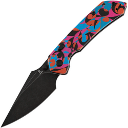 Tenable Fenrir Blackwash D2 Jade G10 with Multicolor Camouflage Pattern B1034H15 - KNIFESTOCK