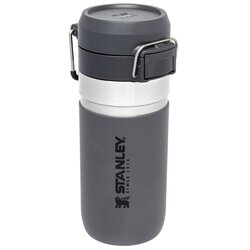 STANLEY GO FLIP Vacuum Water Bottle .47L Dark Grey 10-09148-025  - KNIFESTOCK