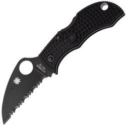 Spyderco Manbug Wharncliffe Lightweight Black Blade MBKWSBK - KNIFESTOCK