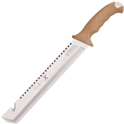 CAMILLUS CARNIVORE X MACHETE / 18&quot; OVERALL / 12&quot; BLADE / 420SS / FULL TANG / BROWN ABS HANDLE / INCL - KNIFESTOCK