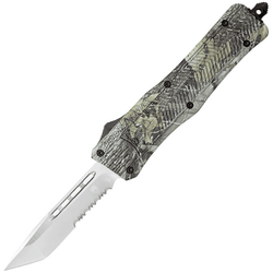 CobraTec Medium CTK-1 Woodland Tanto Serrated 06CT127 - KNIFESTOCK