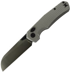 Kunwu CHAD PM60 DLC Titanium Diamond Texture Grey SX703T-3 - KNIFESTOCK