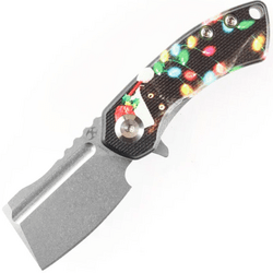 KANSEPT Mini Korvid  Stonewashed 154CM G10 Christmas Light Handle T3030S1 - KNIFESTOCK