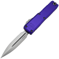 Microtech UTX-85 GEN IV D/E STONEWASH STANDARD PURPLE 12324-10PU - KNIFESTOCK