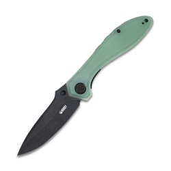 KUBEY Ruckus Liner Lock Folding Knife Jade G10 Handle KU314C - KNIFESTOCK