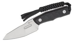 CIVIVI Black G10 Handle Stonewashed D2 Blade With 1PC Black Lanyard, Black Kydex Sheath and T-Clip F - KNIFESTOCK