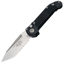 Microtech L.U.D.T.® T/E Gen III Stonewash Osaliselt Saagjas 1136-11 - KNIFESTOCK