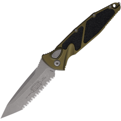 Microtech SOCOM ELITE AUTO T/E APOCALYPTIC FULL SERRATE OD GREEN 161A-12APOD - KNIFESTOCK
