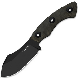 Kizer Rook 10V,Black Coating,Richlite® - KNIFESTOCK