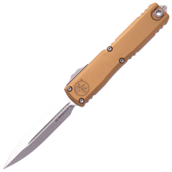 Microtech ULTRATECH GEN IV D/E STONEWASH STANDARD TAN 11224-10TA - KNIFESTOCK