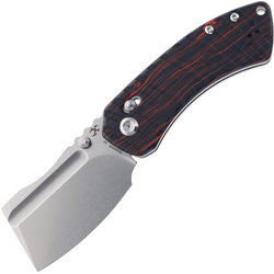 Kansept Korvid V Stonewashed D2 Red &amp; Black G-mascus TE2030V6 - KNIFESTOCK