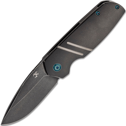 Kansept Turaco Black Stonewashed CPM-S5VN Black Stonewashed Titanium K2049A2 - KNIFESTOCK