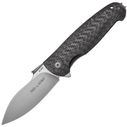 Viper ITALO Drop Point Satin M390, Carbon fiber, titanium V5944FC - KNIFESTOCK