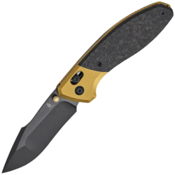 Kizer Staffi S45VN, Kőmosott + Matt DLC-Ultra, Titán &amp; CF Ki3695A1 - KNIFESTOCK