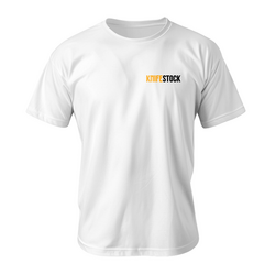 KNIFESTOCK T-shirt, Small Logo, White, XXL - KNIFESTOCK