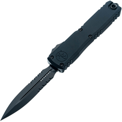 Microtech ULTRATECH GEN III ZBP D/E DLC PART SERRATE SHADOW 1122-2DLCTSH - KNIFESTOCK