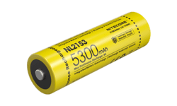 Nitecore Rechargeable 21700 Li-ion Battery 5300mAh 3.6V NL2153HP (5300mAh) - KNIFESTOCK