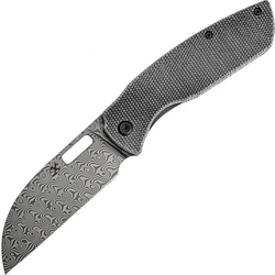 Kansept Convict Damascus Black Micarta K1023D1 - KNIFESTOCK