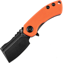 Kansept Korvid Mini Black TiCn Coated 154CM Orange  G10 T3030A7 - KNIFESTOCK