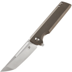 Kansept Anomaly Satin CPM S35VN Bronze Titanium Handles K2038T1 - KNIFESTOCK