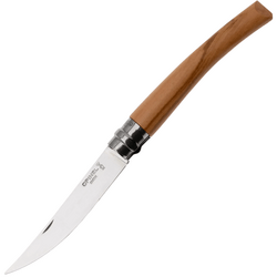Opinel  N°10 Effile Slim rukoväť Oliva, leštená oceľ 002562 - KNIFESTOCK