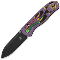Kizer Drop Bear - Worm Skull, KNFS Exclusive, Limited Edition 200pcs, Nitro-V, Black Stonewash, G10 - KNIFESTOCK