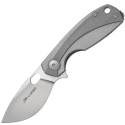 Viper LILLE Drop Point Satin M390, Bead Blasted Titanium V5962TITI - KNIFESTOCK