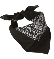 Mil-Tec BANDANA WESTERN noire 12620002 - KNIFESTOCK