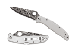 Spyderco Endura 4 Titanium Damascus C10TIPD - KNIFESTOCK