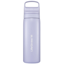 LifeStraw Stainless Steel Water Filter Bottle; 18oz; Provence Purple LGV418PPWW - KNIFESTOCK