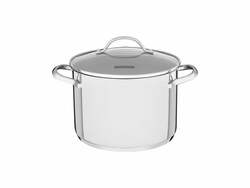 Tramontina Una Deep Cooking Pot with Glass Cover 24cm/7,70l 62285/240 - KNIFESTOCK