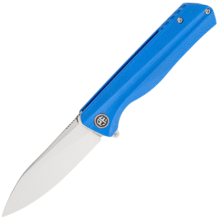 Petrified Fish PF818 Forward Satin D2 Blue G10 PF818BS - KNIFESTOCK
