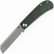 Kansept Bevy 154CM Stonewashed Green Micarta Handles T2026F2 - KNIFESTOCK