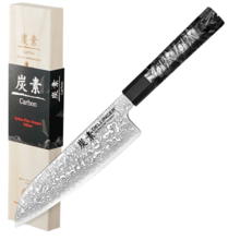 Dellinger Santoku Knife 185 mm Dellinger Carbon Fiber Octagon® - KNIFESTOCK