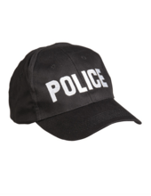 Mil-Tec CZAPKA BASEBALL POLICE czarna 12316095 - KNIFESTOCK