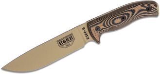 Esee 6PDT-005 Desert tan Blade G10 Griff - KNIFESTOCK