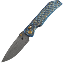 Kansept Eaglestrike Damascus Lightning Strike Finish Titanium K1095V5 - KNIFESTOCK