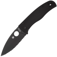 Spyderco Bodacious Black G-10 Black Blade Reveal 14 C263GSBK - KNIFESTOCK