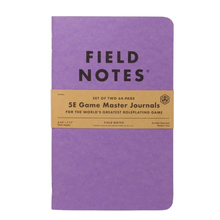 Field Notes 5E Game Master Journal 2-Pack (printed Game Role-Playing paper) FN-GMJ - KNIFESTOCK