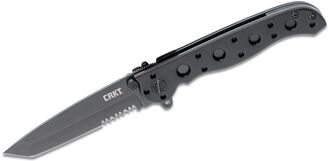 CRKT CR-M16-10KZ Tanto Black with Triple Point Serrations - KNIFESTOCK
