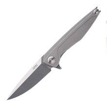ANV Knives Z300 - SLEIPNER, FRAME LOCK, TITANIUM, PLAIN EDGE ANVZ300-015 - KNIFESTOCK