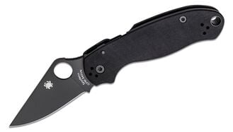Spyderco C223GPBK Para 3 G-10 BlackBlack Blade - KNIFESTOCK