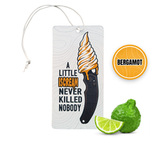 KNFS Vonný stromček do auta - Bergamot - KNIFESTOCK