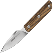 Viper MIRROR1 Spear Point Satin M390, Bocote Wood, Leather sheath VT4058BC - KNIFESTOCK
