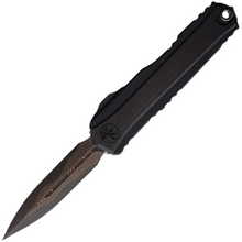 Microtech CYPHER II D/E BAKER FORGED COPPERMAI DAMHEFTED AIRCRAFT ALLOY DLC HARDWARE 1242-16MS3 - KNIFESTOCK