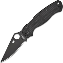 Spyderco Para Military 2 Salt Black G-10 CPM MagnaCut Black Blade Reveal 14 C81GMCBKP2 - KNIFESTOCK