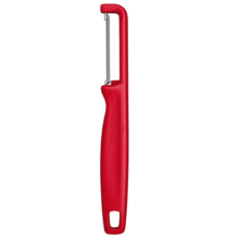 Victorinox Iota Peeler, serrated, double-edge, red 6.0943.1 - KNIFESTOCK