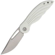 Petrified Fish PFE06 Nightingale Sand blasting14C28N White G10 PFE06WP - KNIFESTOCK